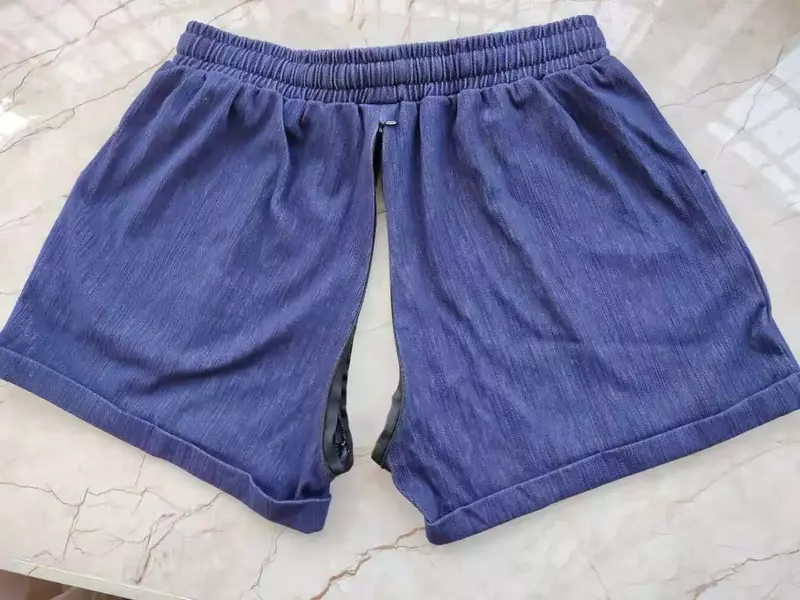 Pantalones sexuales falsos para mujer, mallas largas de algodón de cintura alta, Sexy, con cremallera abierta, color negro