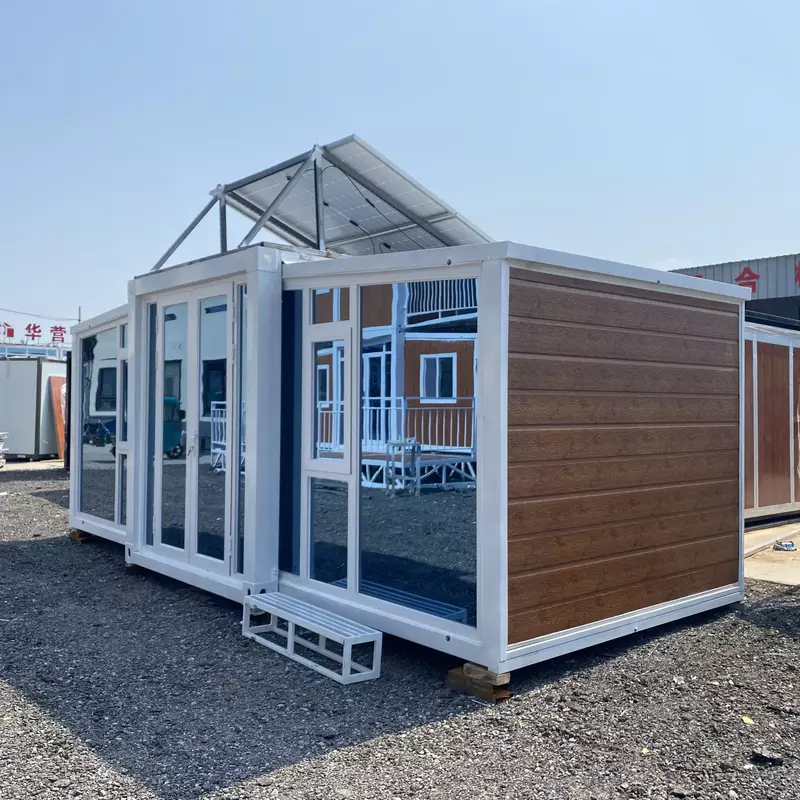 Custom Met Zonne-Energie Dubbele Laag Opvouwbare Container