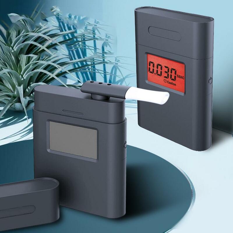 Etilometro etilometro 1 Set pratico dispositivo di rilevamento digitale portatile sensibile dell'alcool per il conducente
