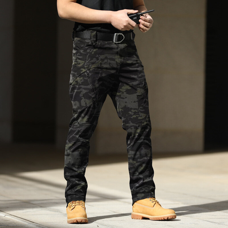 얇은 특수 부대 훈련 야외 탄성 작업복, 루즈 소프트 쉘 어썰트 바지, 방수 전술 티셔츠, 2024 신제품
