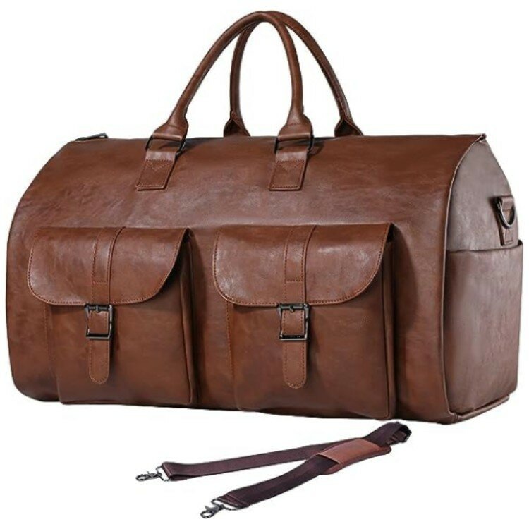 Bolso de mano grande para hombre y mujer, bolsa de viaje para traje, bolsa de fin de semana, bolsa de vuelo con bolsa de zapatos