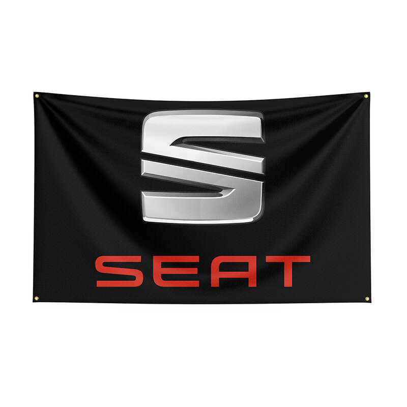 90x150cm Seats Flag Polyester Printed  Car Banner For Decor