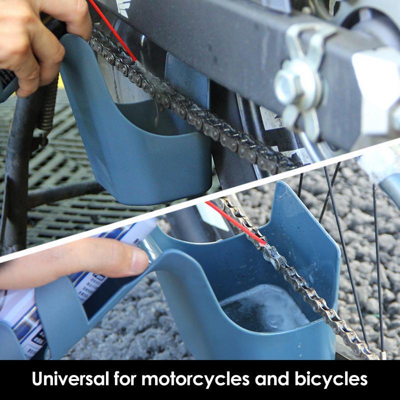 Caja de Herramientas de almacenamiento de aceite para cadena de bicicleta, agente de limpieza de alta densidad, antipulverización de aceite para motocicleta
