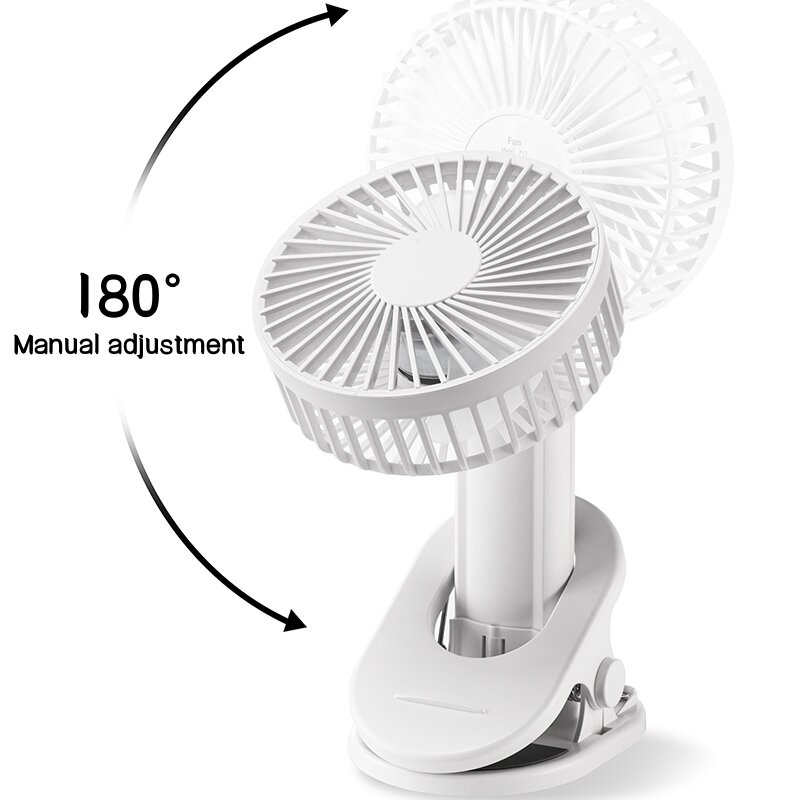 Portable Xiaomi Mini Hand Clip Fan USB Charging Quiet Desktop Electric Fan High Quality Dormitory Small Cooling Ventilador Fans