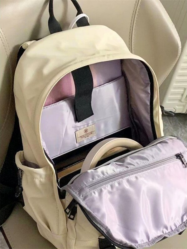 Korean Brief Fashion Sports Backpack Hiking Big Capacity Handbag School Travel Backpack