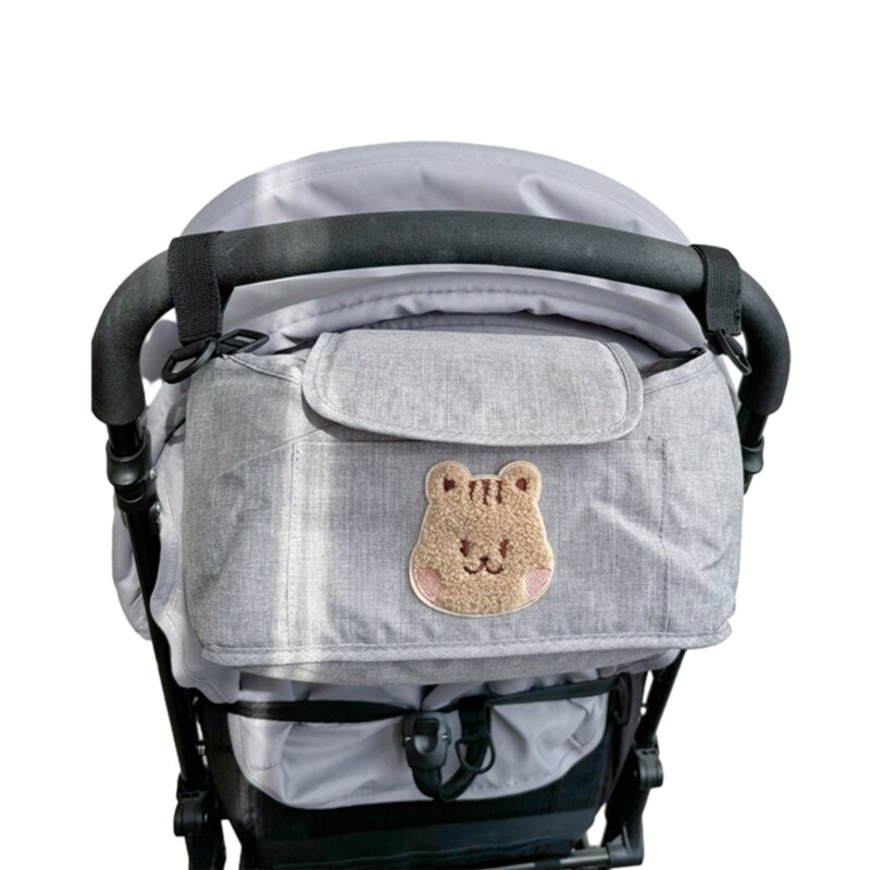 Y1UB Versatile Baby Stroller Bag Pushchair Hanging Bag Easy to Carry Mom Bag Perfect for Parents Pregnant Women & Park Walks
