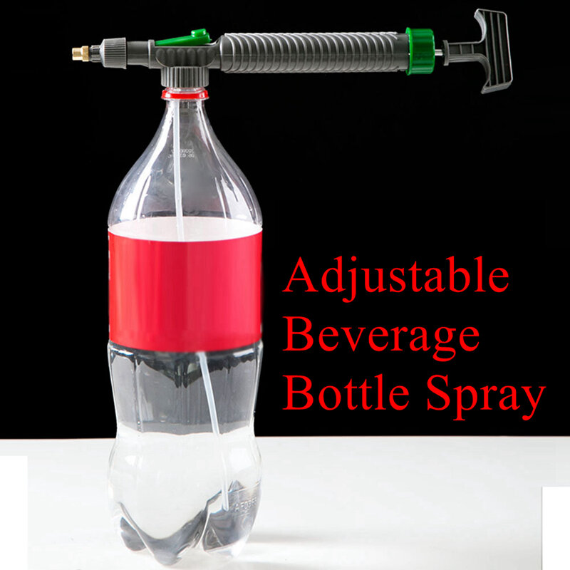 High Pressure Air Pump Sprayer Adjustable Nozzle Drink Bottle Spray Agricultural Garden Watering Tools Beverage Bottle Sprayer