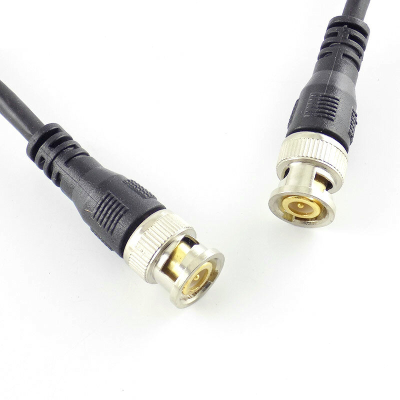 0.5M/1M/2M/3M BNC Male To Male Adapter Cable For CCTV Camera BNC Connector  GR59 75ohm Cable Camera BNC Accessories