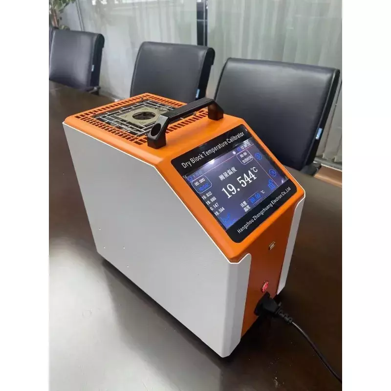 2023 New Dry Body Furnace ET3820 Upgraded Dry Block Calibrator Temperature Calibrator -45C-660C with 6.2 Inch Color Touch Screen