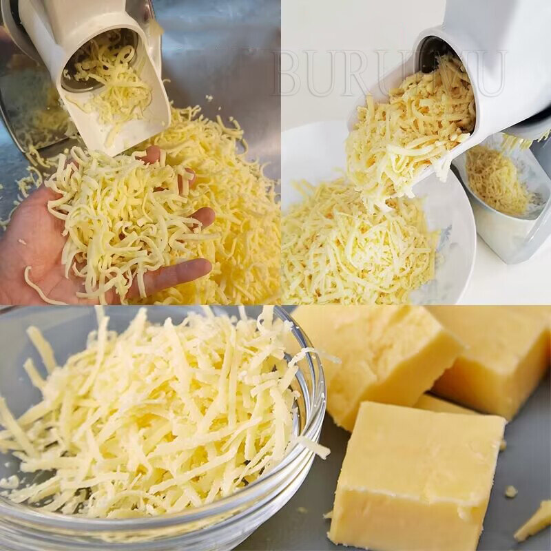 Grattugia elettrica per formaggio tritatutto per verdure potente insalatiera spina europea affettatrice per verdure staccabile Gadget per forniture da cucina di casa