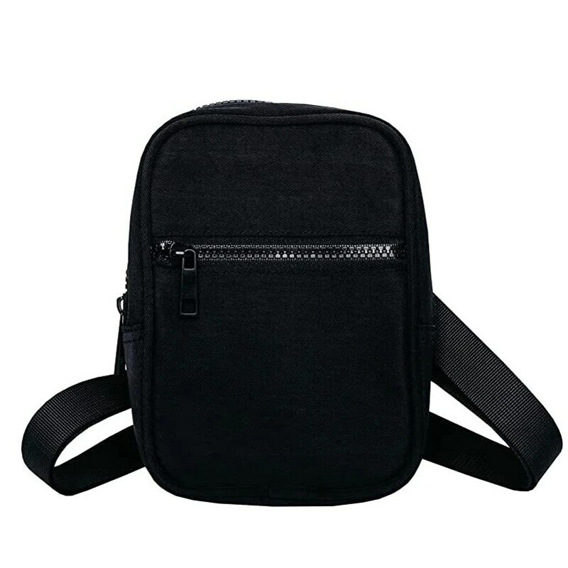 1pc Sports Crossbody Bag, Detachable Multifunctional Small Waist Bag, Casual Simple Style Outdoor Running Storage Bag