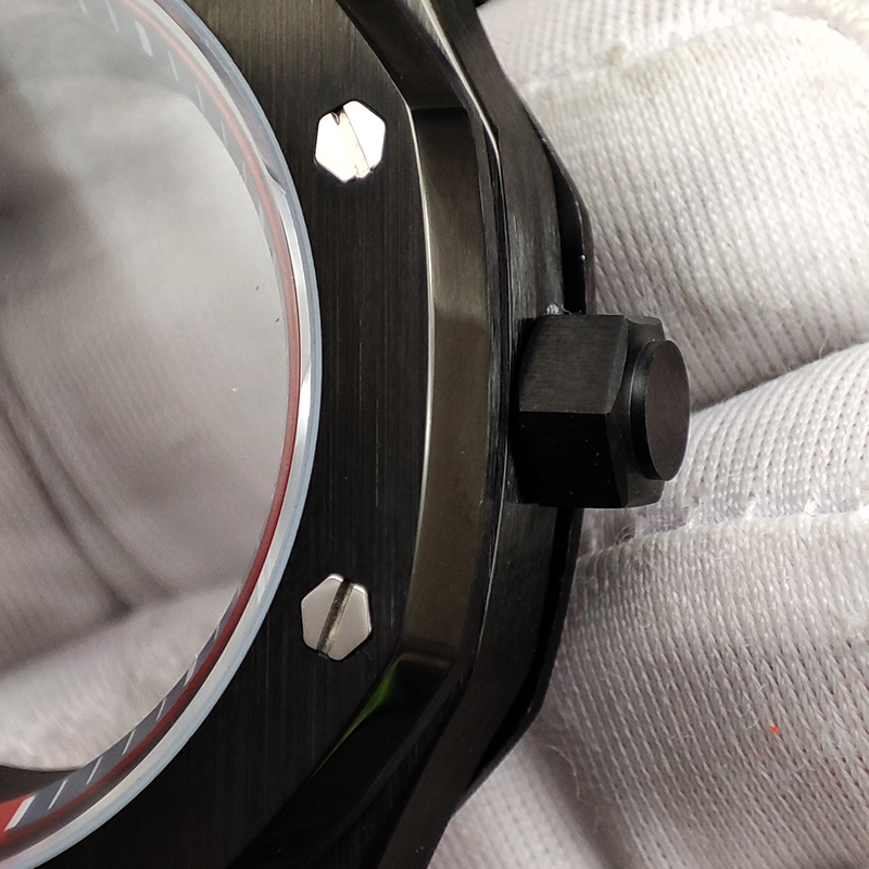 Kit de boîtier de montre en cristal de saphir, accessoires de montre à mouvement, cadran adapté pour NH35, NH36, 5iko A P, 42mm, 31.8mm, 28.5mm