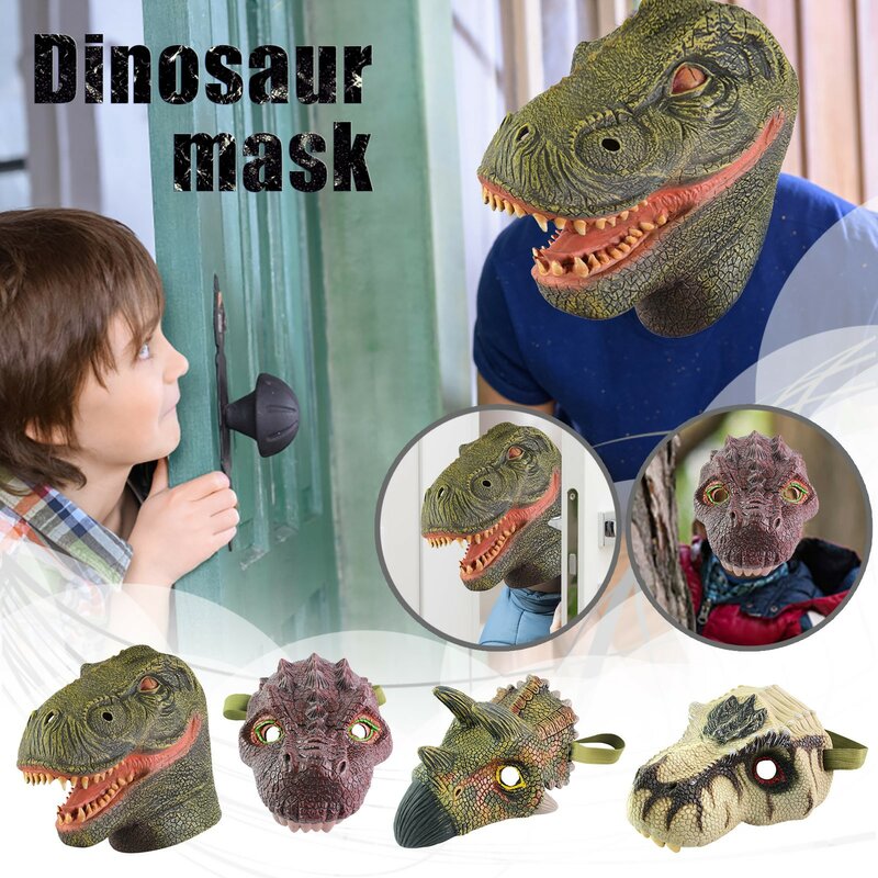 Masque de dinosaure de Simulation, modèle de jouets d'halloween, jouets délicats, Styles de nombreuses fêtes, jouets chauds pour enfants, nouvelle collection