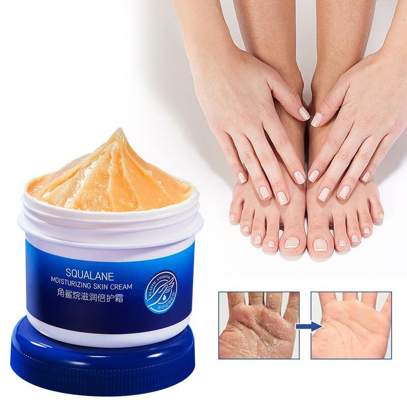 Crema hidratante antigrietas para manos y pies, mascarilla nutritiva para el cuidado del cuidado de la piel, reparadora muerta, blanqueadora, H0J8