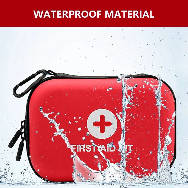 Impermeável Outdoor Travel Car First Aid Kit Casa Pequena Caixa Médica Emergency Survival Kit Household Camping Empty First Aid Box