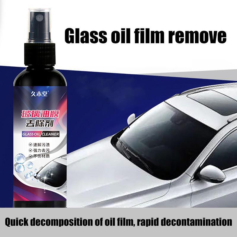 Car Glass Oil Film Removing Spray Deep Cleaning Polishing Glass Cleaner For Auto Windshield Home Streak-Free Shine Glass Cleaner