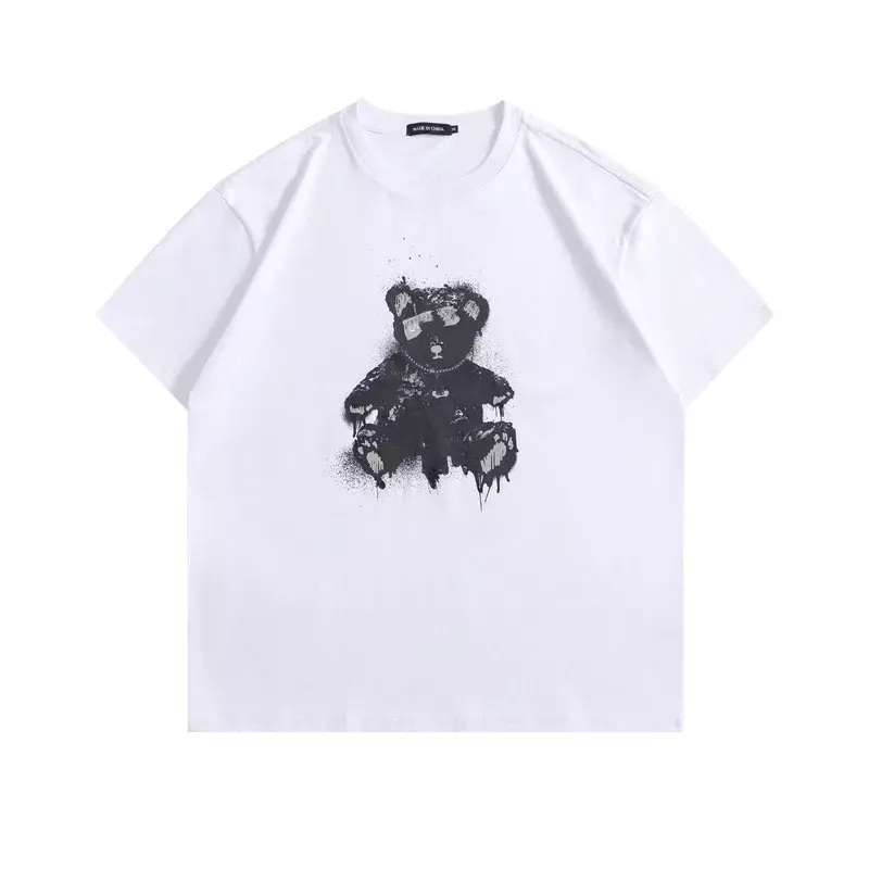 Camiseta feminina de animais fofos, roupas vintage, blusa casual de anime, camiseta manga feminina, camiseta gráfica, LH225, 2023