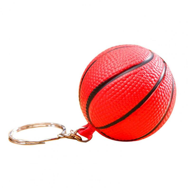 Zabawny kreatywny uroczy brelok do kluczy kobiet w kształcie koszykówki sportowy piłeczka antystresowa brelok do kluczy brelok do torebki ozdoba