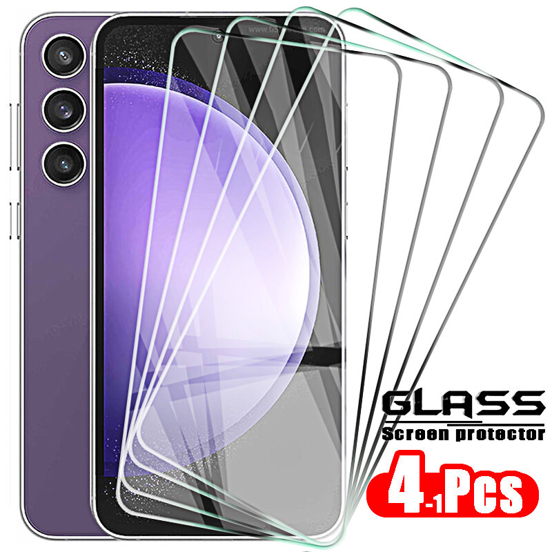 Tempered Glass on The for Samsung S23 FE S22 S21 Plus + Screen Protector on For Samsung Galaxy S23fe S20fe S21Plus S21FE Glass
