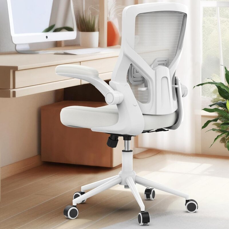 Krzesło biurowe, krzesło biurowe z wysokim oparciem, regulowana wysokość i ergonomiczna konstrukcja Krzesło komputerowe do domowego biura Meble biurowe
