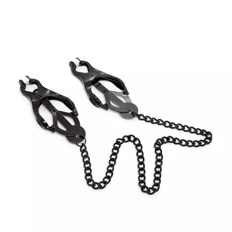 NEW Device Bondage Gear Hard Clover Nipple Clamps Clips Games Sex Toys Adult Products for Women Metal Nipple Clamps Steel Breast