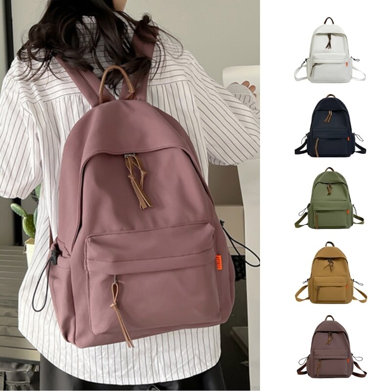 Saco De Escola De Nylon Das Mulheres Saco De Lazer Mochila Laptop Mochila De Viagem Menina Moda