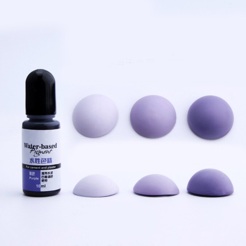 12 farben Diy Wasser-basierte Farbe Essenz Gips Zement Wasserlösliche Harz Pigment Drop Shipping