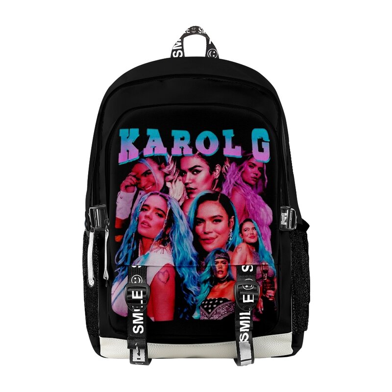 Karol g-男性と女性のためのランドセル,カジュアルなスタイルのリュックサック,ユニセックスのブックバッグ,女の子と男の子のための,流行,2023