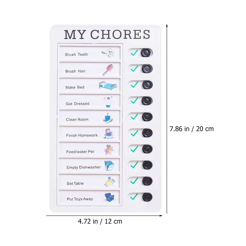 Classroom Schedule Chart DIY Chore Chart Children Planning Reminder Chart Kids Accessory Children Students Schedule Chore Board