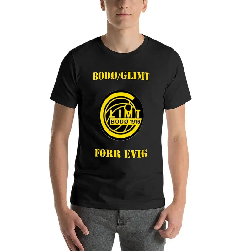 FotBallklubben bod?/chict Tシャツ男性用美的衣類、プラスサイズ