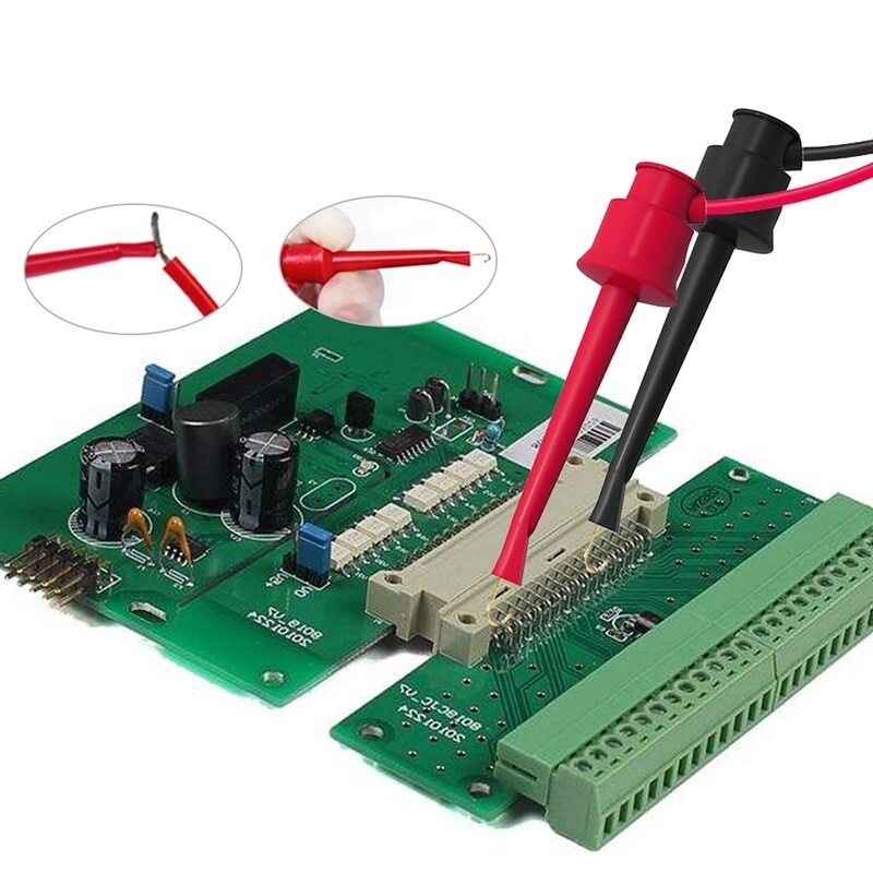 Kit de cables de prueba P1308B de 18 piezas, conector Banana de 4MM para probar el Cable de gancho, multímetro reemplazable, sonda de Cable de prueba, pinza de cocodrilo