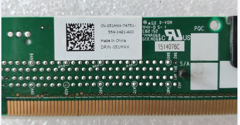 PowerEdge R620 Riser 3 kartu PCIe, 3.0x16 8TWY5 8TWY5 34CJP N9YDK 0WPX19