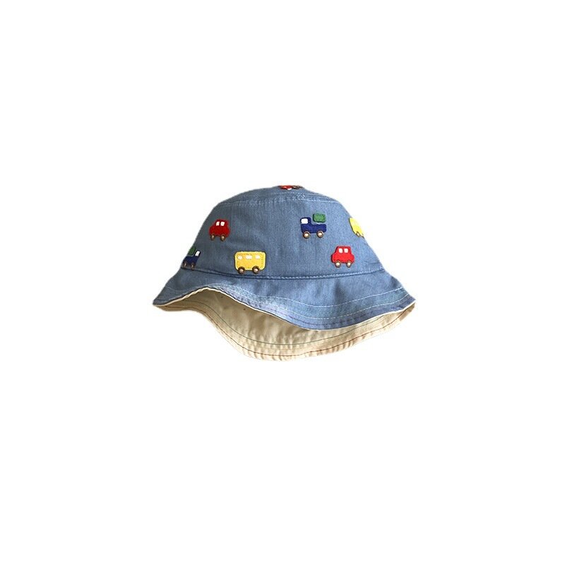 Topi nelayan bayi lucu, topi perjalanan anak-anak baru topi matahari anak laki-laki topi Pot bayi tren musim panas