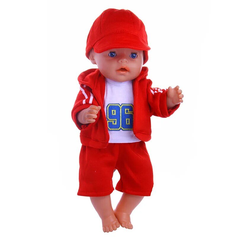 Piłka nożna strój piłkarski trampki skarpety ubranka dla lalki akcesoria do 18 Cal lalki 43cm lalki urodzone zabawki dla dziewczynek, nasze pokolenie
