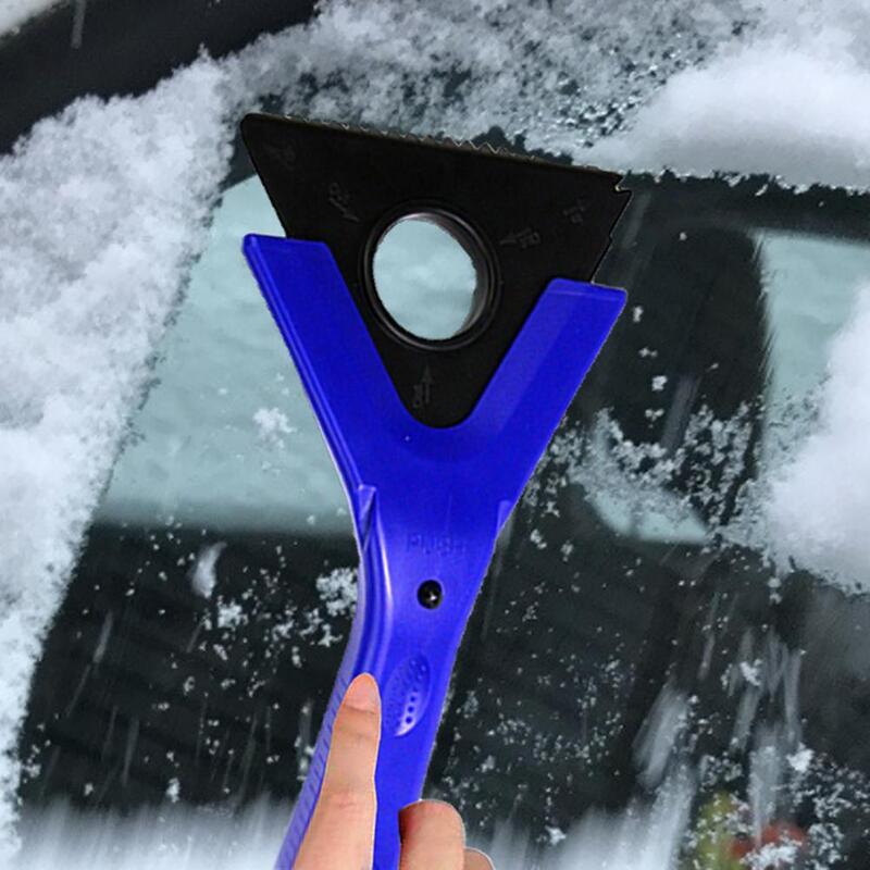Snow Shovel น้ำแข็งทนทานโกนหนวดฟันฟังก์ชั่นที่แตกต่างกันรถ Winter Snow Clearing เครื่องมืออุปกรณ์ตกแต่งรถยนต์