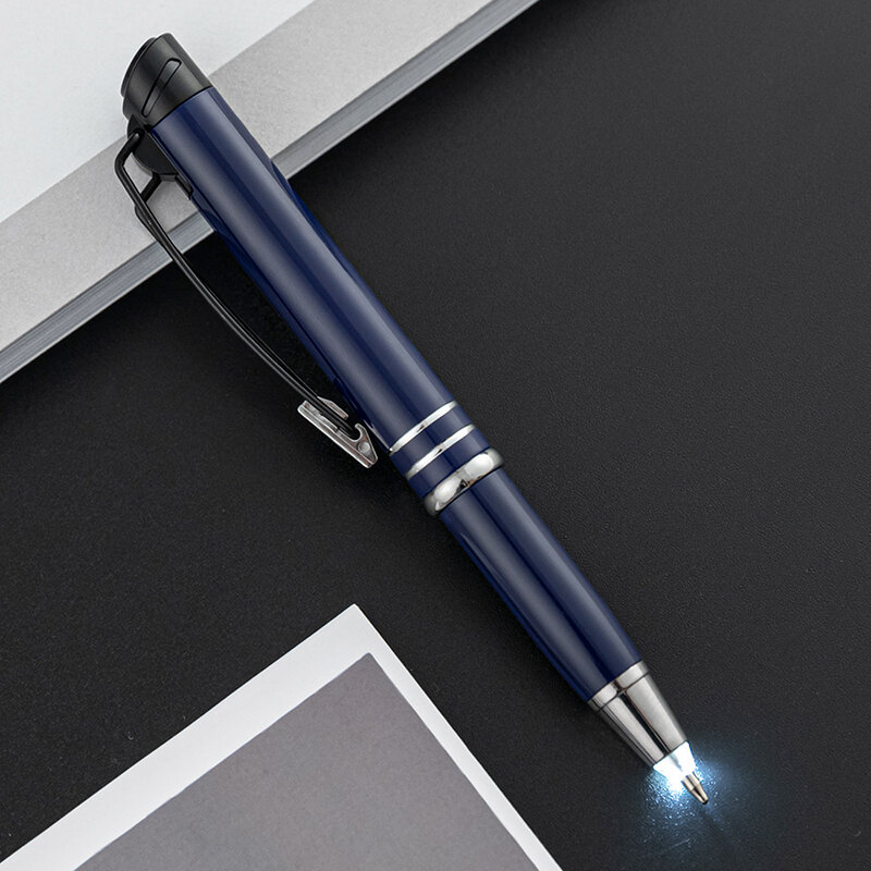 جديد وصول LED الإضاءة الهاتف اللمس الكتابة قلم مكتب رجال الأعمال الفاخرة هدية الكتابة القلم شراء 2 إرسال هدية
