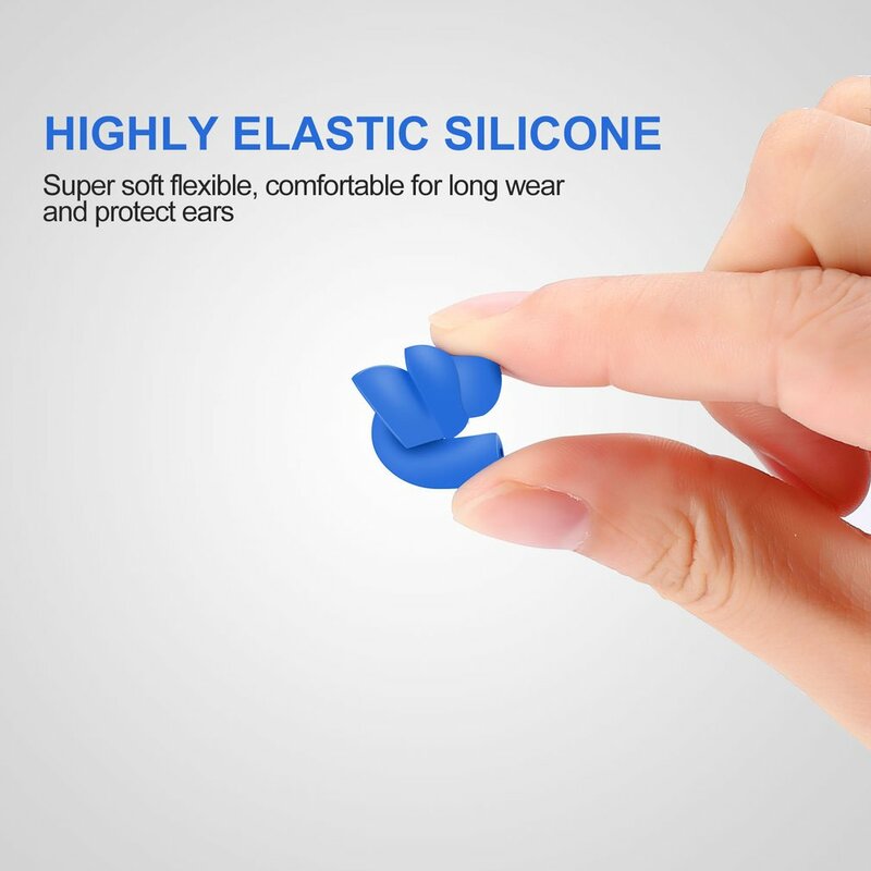 Silicone Ear Plugs Sound Insulation Ear Protector Anti Noise Snore Comfortable Sleeping Earplugs Noise Reduction Ear Plugs