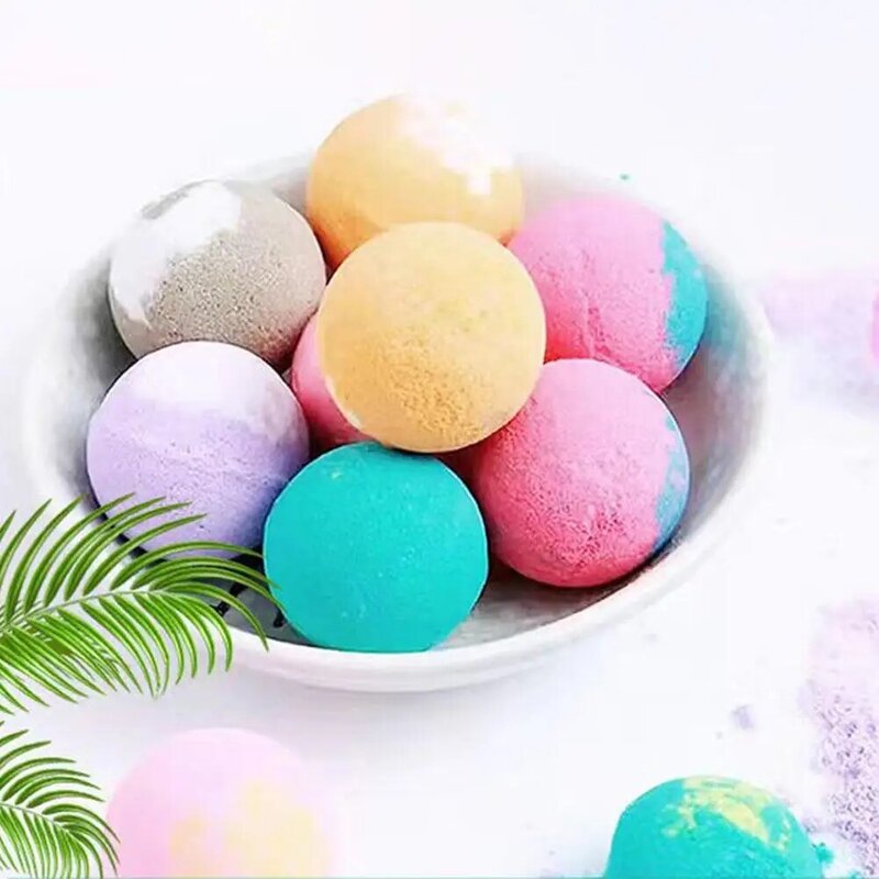 1PCS Bubble Small Bath Bombs Body Stress Relief Exfoliating SPA Salt Bath Aromatherapy Ball Fragrances Ball Shower Moisturi H6I8