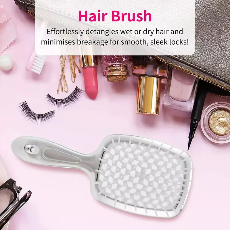 1 Pcs Boxed Comb Fluffy Air Cushion Scalp Massage Hair Brush Janeke Hair Brush Original Women Girls Salon DIY Styling Tool