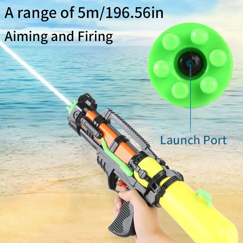 Water Gun Toy for Children, pressione para pulverizar água, verão ao ar livre, praia, piscina, jogo de batalha de longo alcance