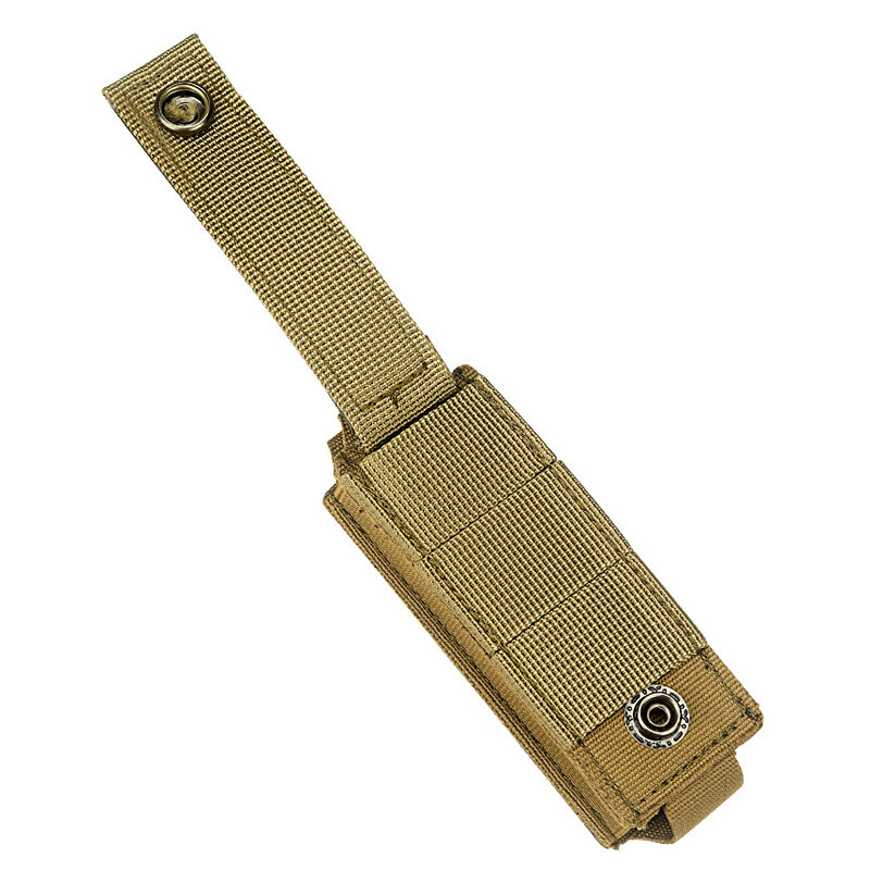 Тактическая Сумка для магазина LSR 9 мм, магнитный мешок, одиночная переноска пистолета MOLLE, уличная охотничья кобура для ножей с лазерной резкой