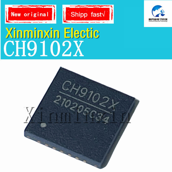 1 Teile/los CH9102X QFN28 QFN-28 QFN SMD IC chip Neue Original