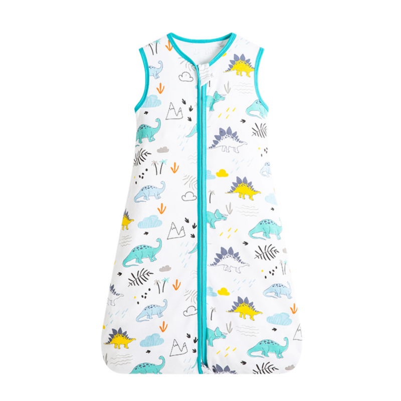 0,5 Tog Детские спальные мешки летняя пеленальная Одежда для новорожденных хлопковая Органическая вязаная детская одежда для новорожденных Детская Пижама с защитой от холода