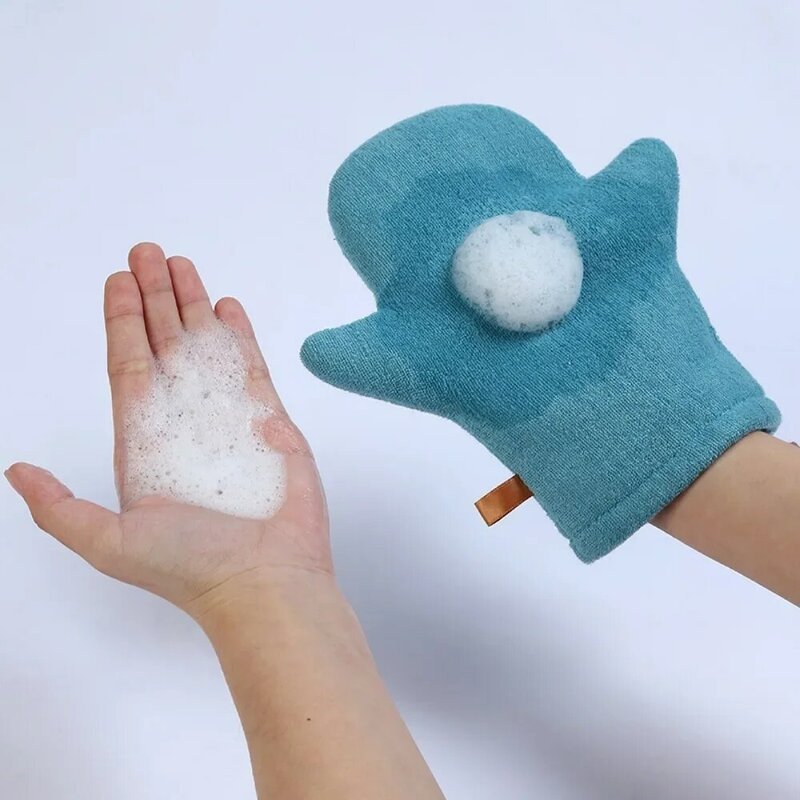 Baby Bad Handschuhe für Kinder Kleinkinder Cartoon Tier Dusche Handschuhe Handtücher Waschlappen zum Baden Kinder waschen saubere Dusche Massage