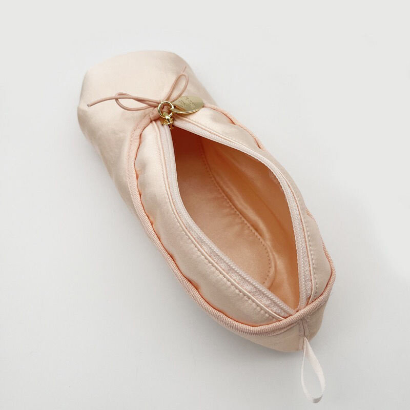 Simpatiche borse cosmetiche scarpe da balletto borse di Design di personalità per le donne Mini borse Casual borse per penne per studenti borsa per il trucco da donna Versatile