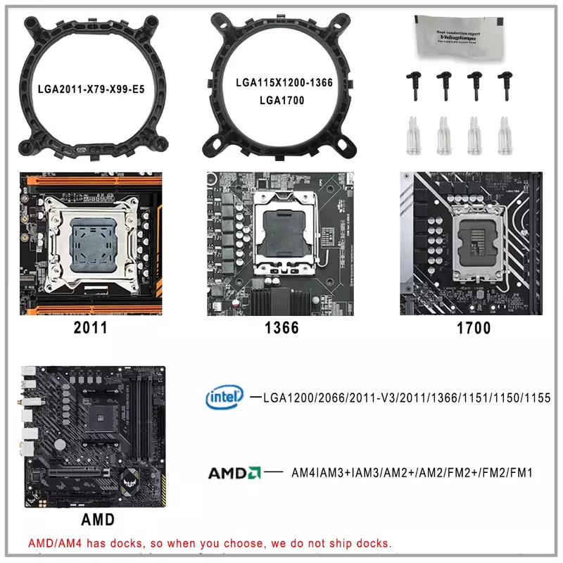 인텔 LGA 1200 1150 AMD AM4 용 CPU 쿨러, X99 프로세서 쿨러, Lga 2011 V3 4 핀 RGB 선풍기 CPU 타워 방열판, IWONGOU 4 히트파이프 냉각 CPU