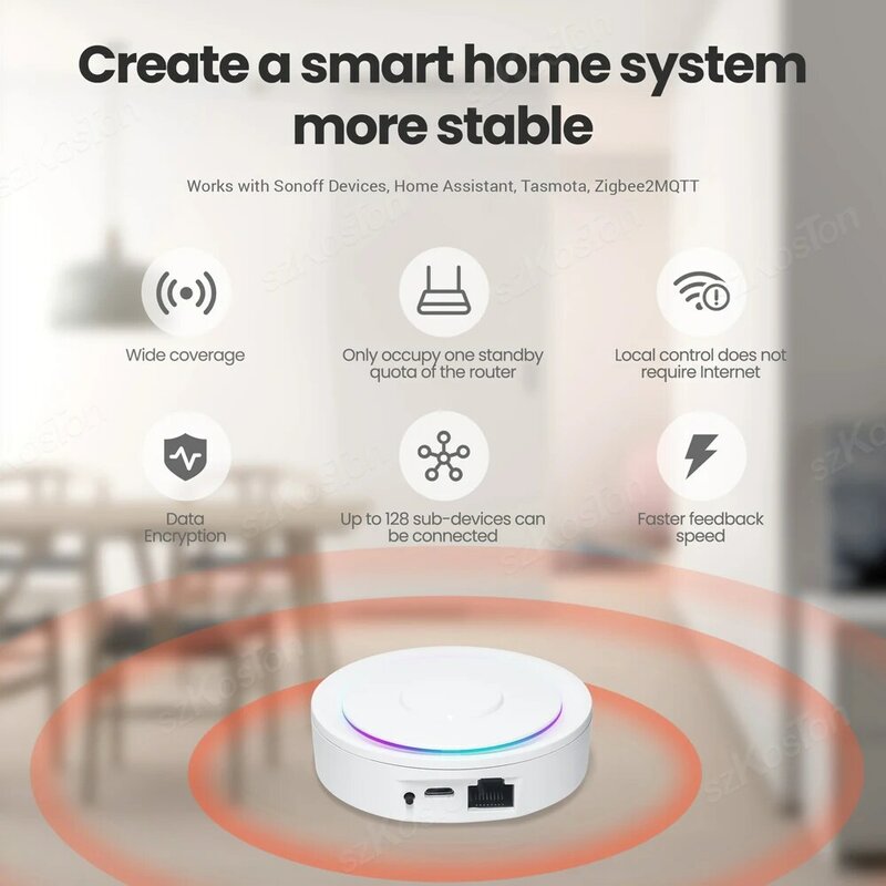Homekit Tuya Zigbee Gateway Hub Smart Home Brug Smart Leven App Apple Homekit Afstandsbediening Stem Voor Alexa Google