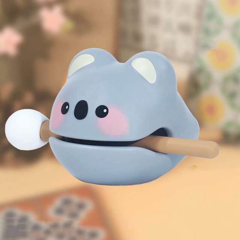 Cute Cartoon Wooden Fish Funny Stress-relieving Toys Sounding Percussion Instruments Cat Doll Decorations