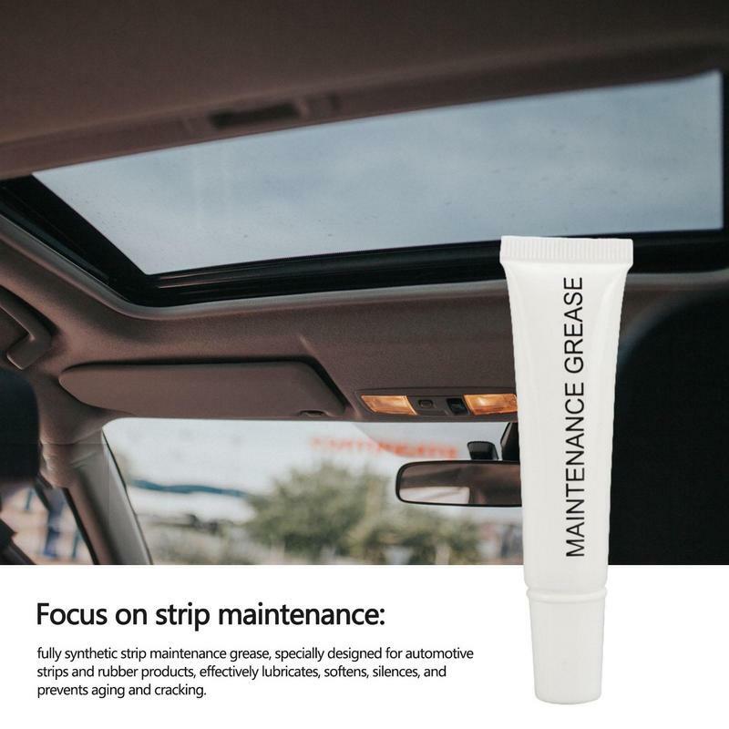 10g Automotive Rubber Grease Door And Window Grease Noise-Reducing Lubricant Rubber Strip Softening Maintenance auto accessories