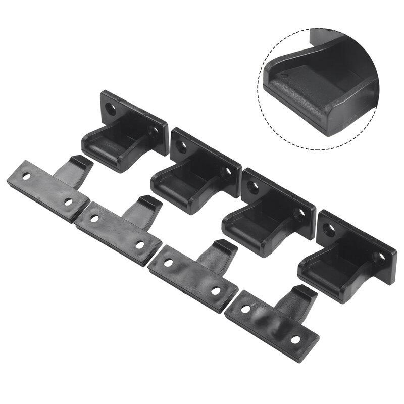 Buckle Bracket Home Tool Parts Kitchen Accessories Cabinets Home Improvement Hardware High Quality 4 Pcs ABS Plastic
